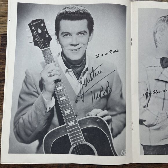 Red Foley, Justin Tubb, And Leon Douglas Autographed Country Booklet NO COA - Picture 4 of 7